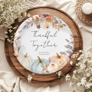 Thanksgiving Friends Giving Dinner Paper Plates