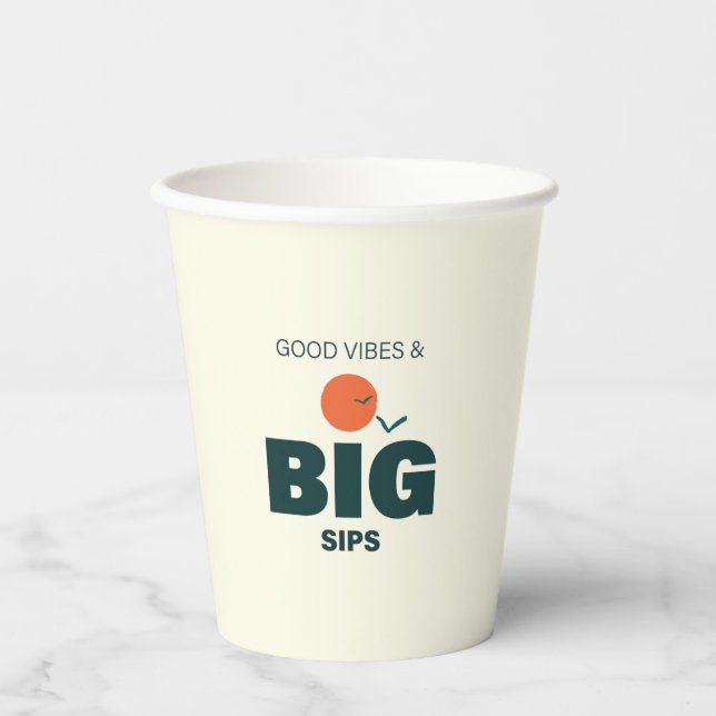 Thanksgiving/Friendsgiving Dinner Feast Papercups Paper Cups (Front)