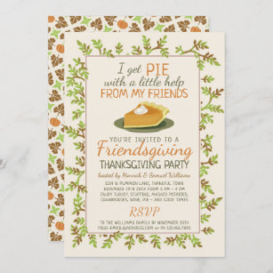 Funny Thanksgiving Invitations & Invitation Templates | Zazzle