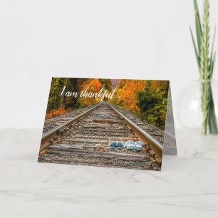 Thanksgiving Friendship Thankful Fall Autumn Holiday Card