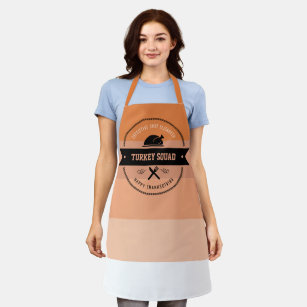 Thanksgiving Funny Turkey Personalized Apron