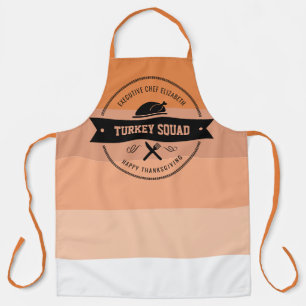 Thanksgiving Funny Turkey Personalized Apron