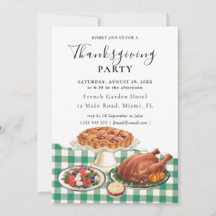 Thanksgiving Gathering Invitation