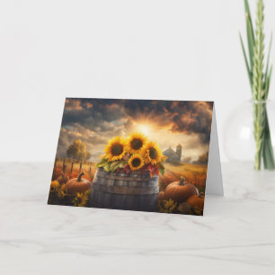 Thanksgiving General Happy Thanksgiving Country Holiday Card