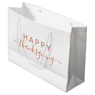 Thanksgiving Gift Bag – Grateful Minimalist Design