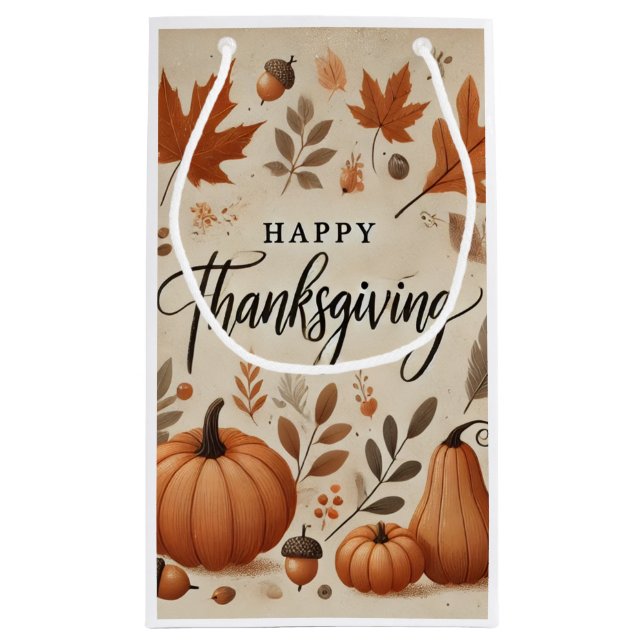 Thanksgiving Gift Bag - Small (Back)