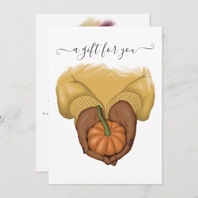 Thanksgiving Gift Certificate (Front/Back)