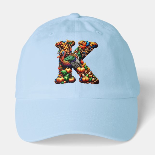 Thanksgiving gift for letter k hat (Front)