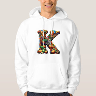 Thanksgiving gift for letter k hoodie
