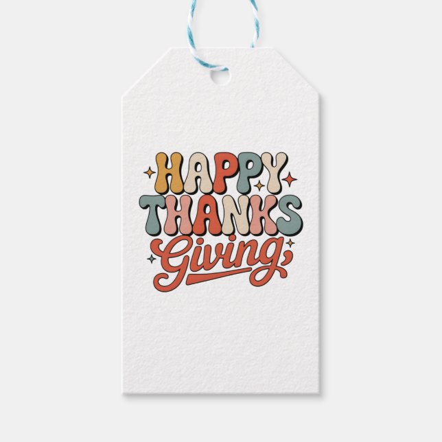 THANKSGIVING GIFT TAGS (Front)