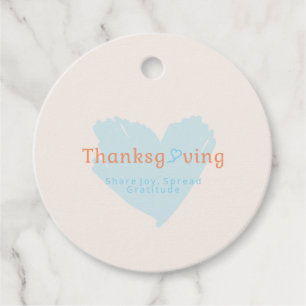Thanksgiving Gift Tags: Add Gratitude to Your Gift Favor Tags