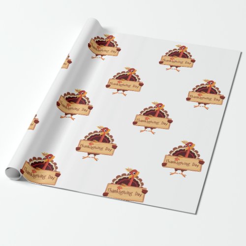 Thanksgiving Gift Wrapping Paper