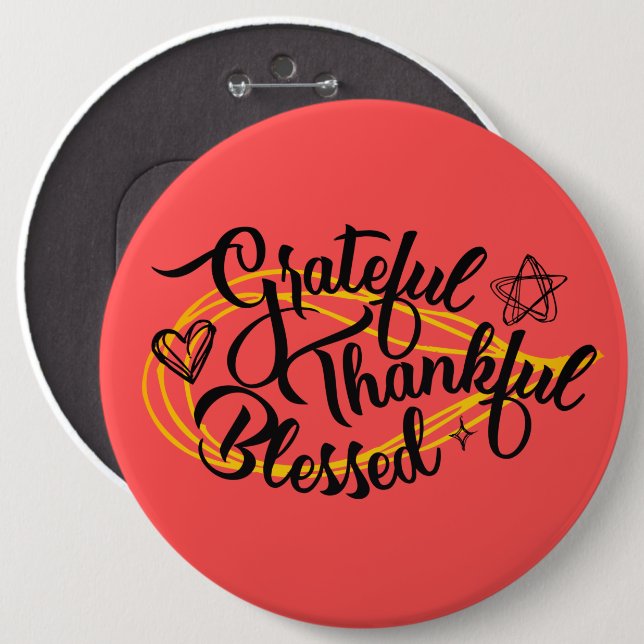 Thanksgiving Gifts Button (Front & Back)