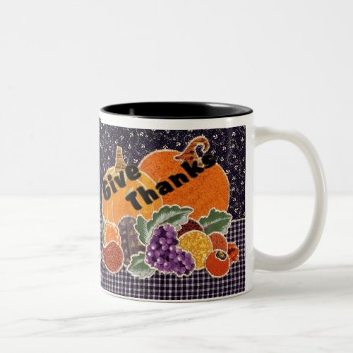 Thanksgiving Give Thanks Coffee Mug