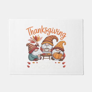 Thanksgiving Gnome Fall Leopard Turkey Essential T Doormat