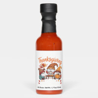 Thanksgiving Gnome Fall Leopard Turkey Essential T