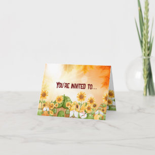 Thanksgiving Gnome Invitation