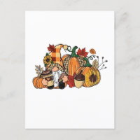 Thanksgiving Gnomes Fall Leaves Gnomes Funny Fall 