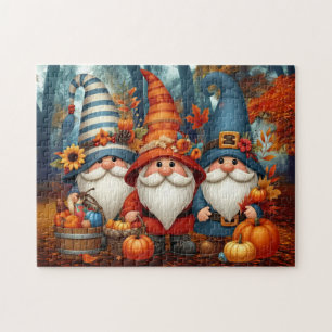 Thanksgiving Gnomes Trio Puzzle