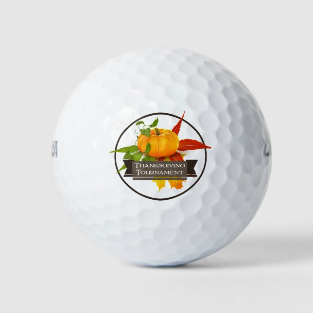 Thanksgiving Golf Tournament, Golf Balls (Front)