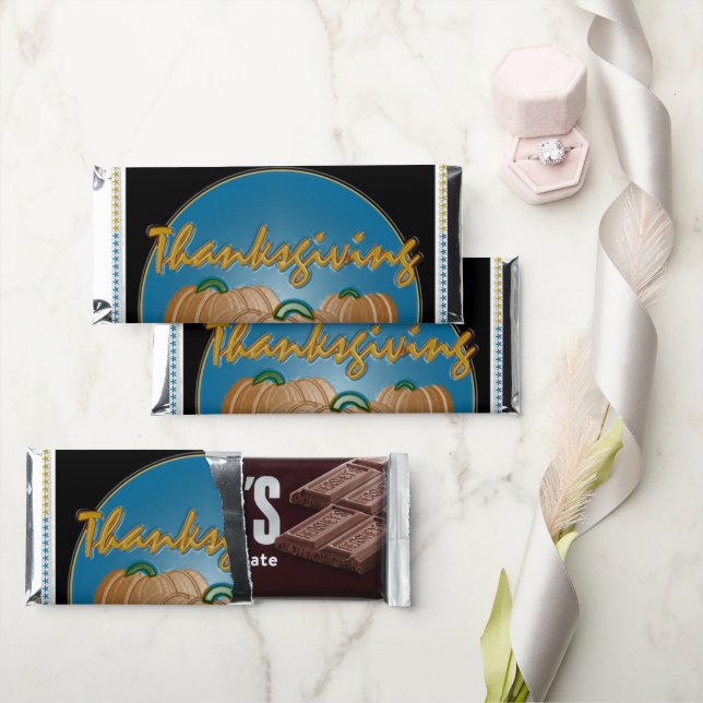 Thanksgiving Graphics Hershey Bar Favors (Front)
