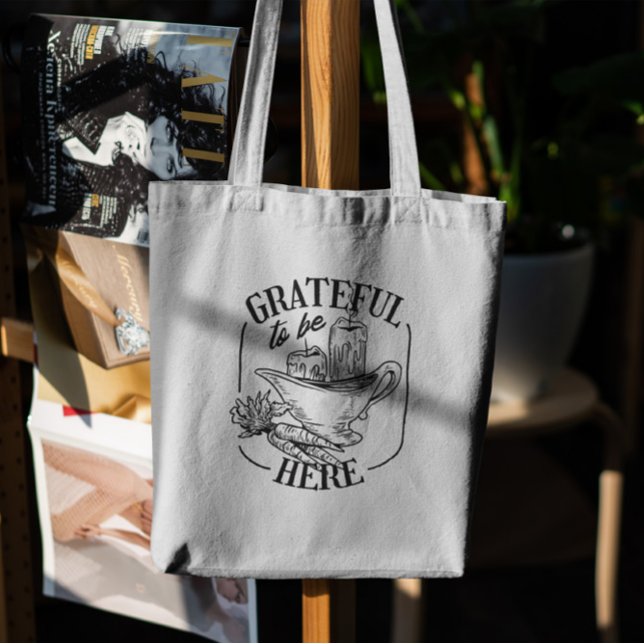Thanksgiving Grateful Tote Bag (Creator Uploaded)