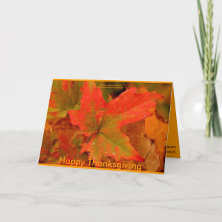 Thanksgiving Greeting Card