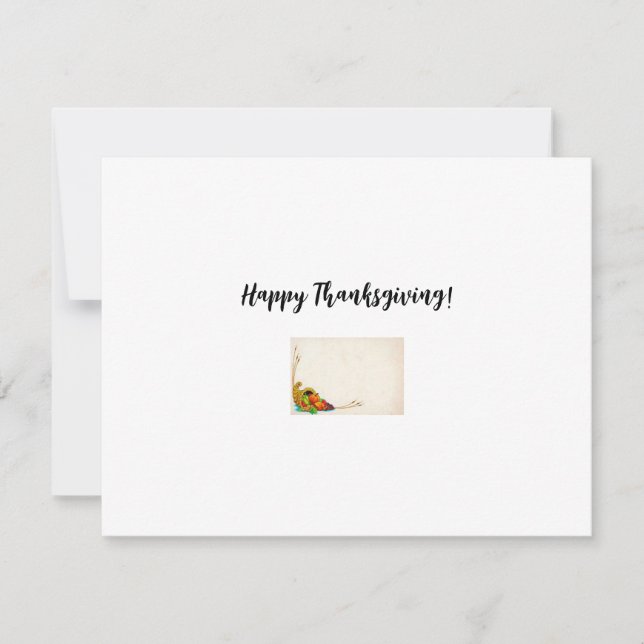 Thanksgiving Greeting Card (Front)
