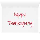 Thanksgiving Greeting Card/Autumn Harvest (Inside Horizontal (Bottom))