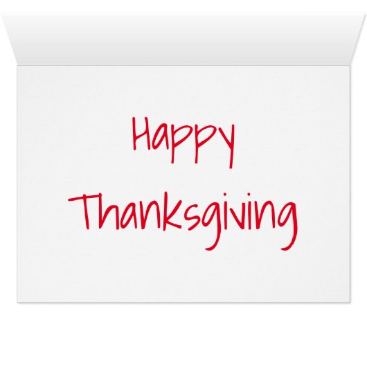 Thanksgiving Greeting Card/Autumn Harvest (Inside Horizontal (Bottom))