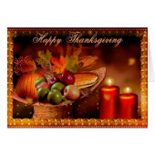 Thanksgiving Greeting Card/Autumn Harvest (Front Horizontal)