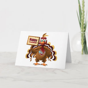 Thanksgiving Greeting Card/Turkey Holiday Card