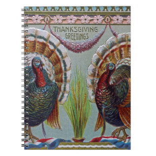 Thanksgiving Greetings 1906 Notebook