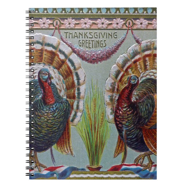 Thanksgiving Greetings 1906 Notebook (Front)