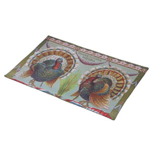 Thanksgiving Greetings 1906 Placemat