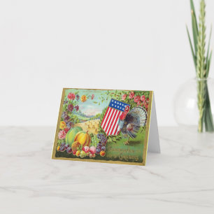 Thanksgiving Greetings c1906 Card