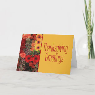 thanksgiving greetings holiday card