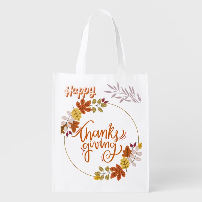 Thanksgiving Grocery Bag (Front)