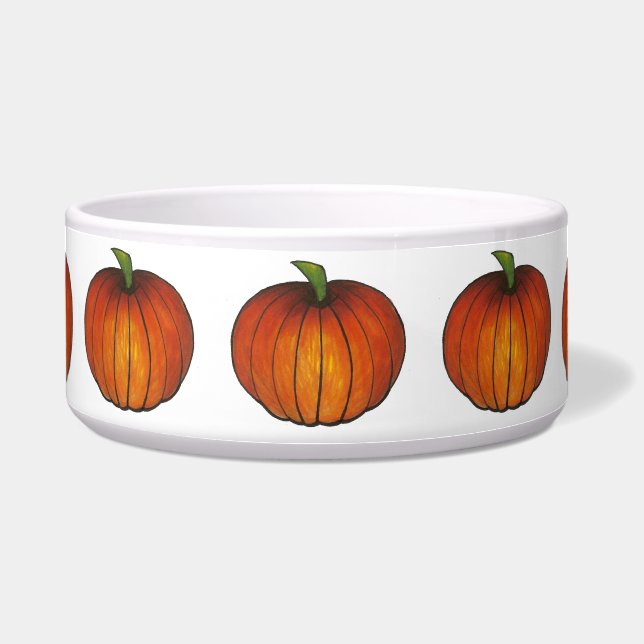 Thanksgiving Halloween Autumn Fall Pumpkin Patch Bowl (Front)