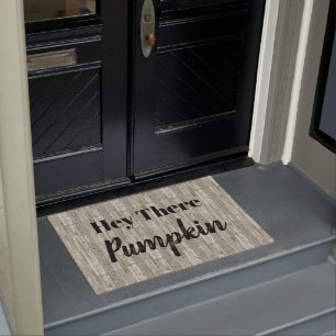 thanksgiving Halloween autumn hey there pumpkin Doormat