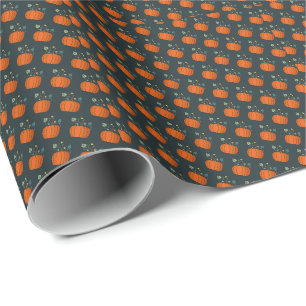 Thanksgiving Halloween Pumpkin Treat Gift Wrap
