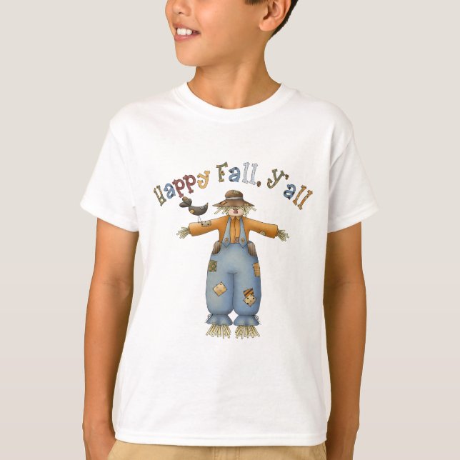 Thanksgiving Happy Fall T-Shirt (Front)