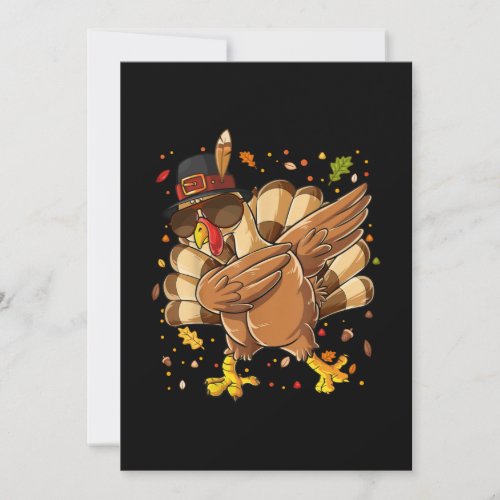 Thanksgiving_Happy Thanksgiving Dabbing Turkey Save The Date