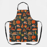 Thanksgiving Happy Turkey Day pattern gift Apron