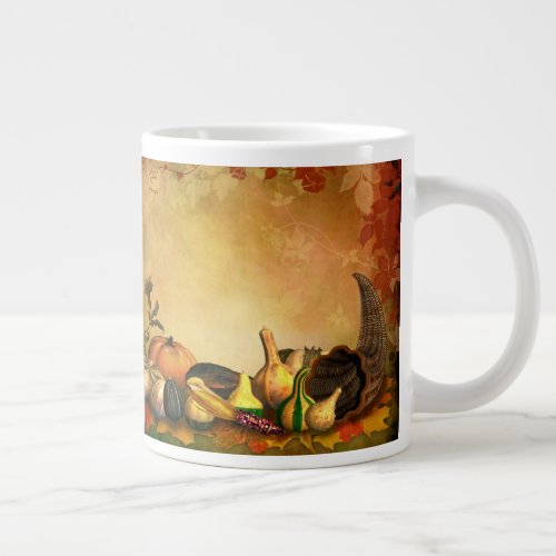 Thanksgiving Harvest Jumbo Mug