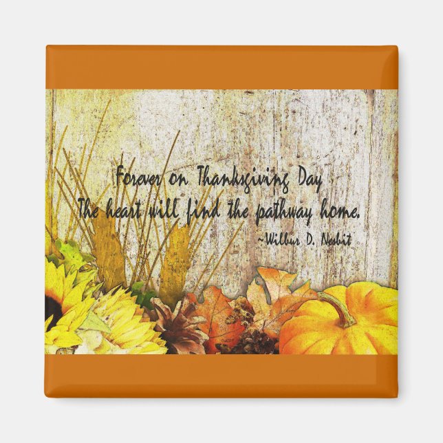 Thanksgiving Harvest Magnet (Front)