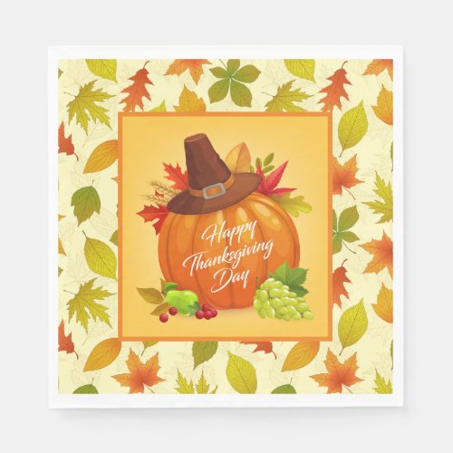 Thanksgiving Harvest  Napkins