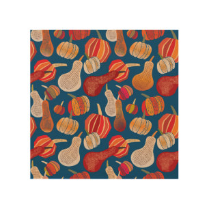 Thanksgiving Harvest: Pumpkin Vintage Art