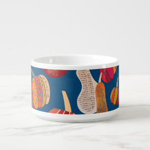 Thanksgiving Harvest: Pumpkin Vintage Art Bowl