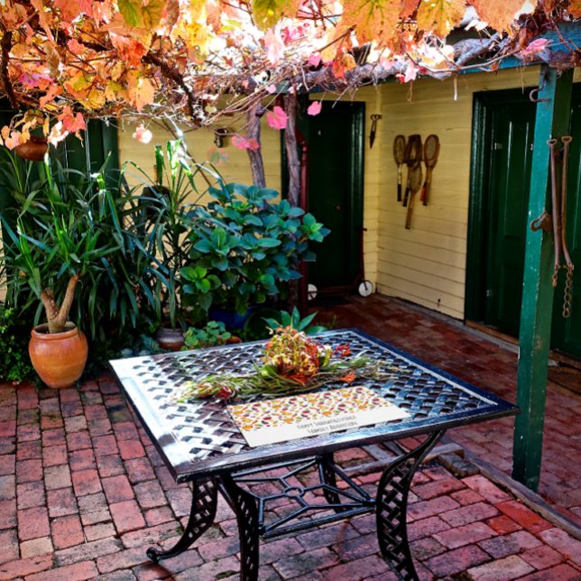 Thanksgiving harvest vegetable pattern placemat (Creator Uploaded)